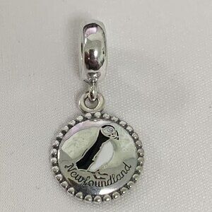 Pandora Newfoundland Puffin Charm, S925 Silver Jewelry
